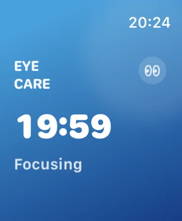 Watch synced — EyeCare